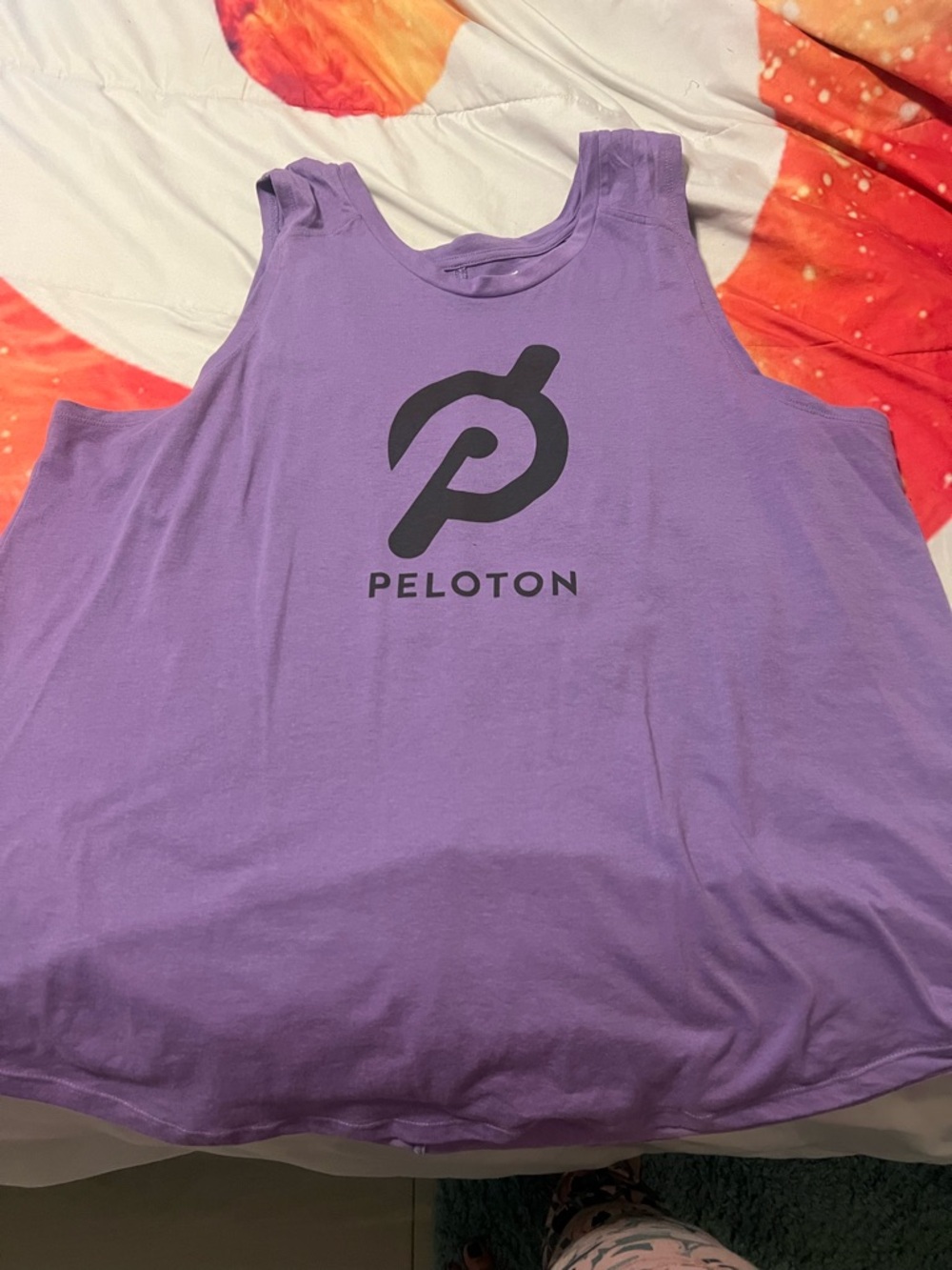 Peloton Purple Logo Tank